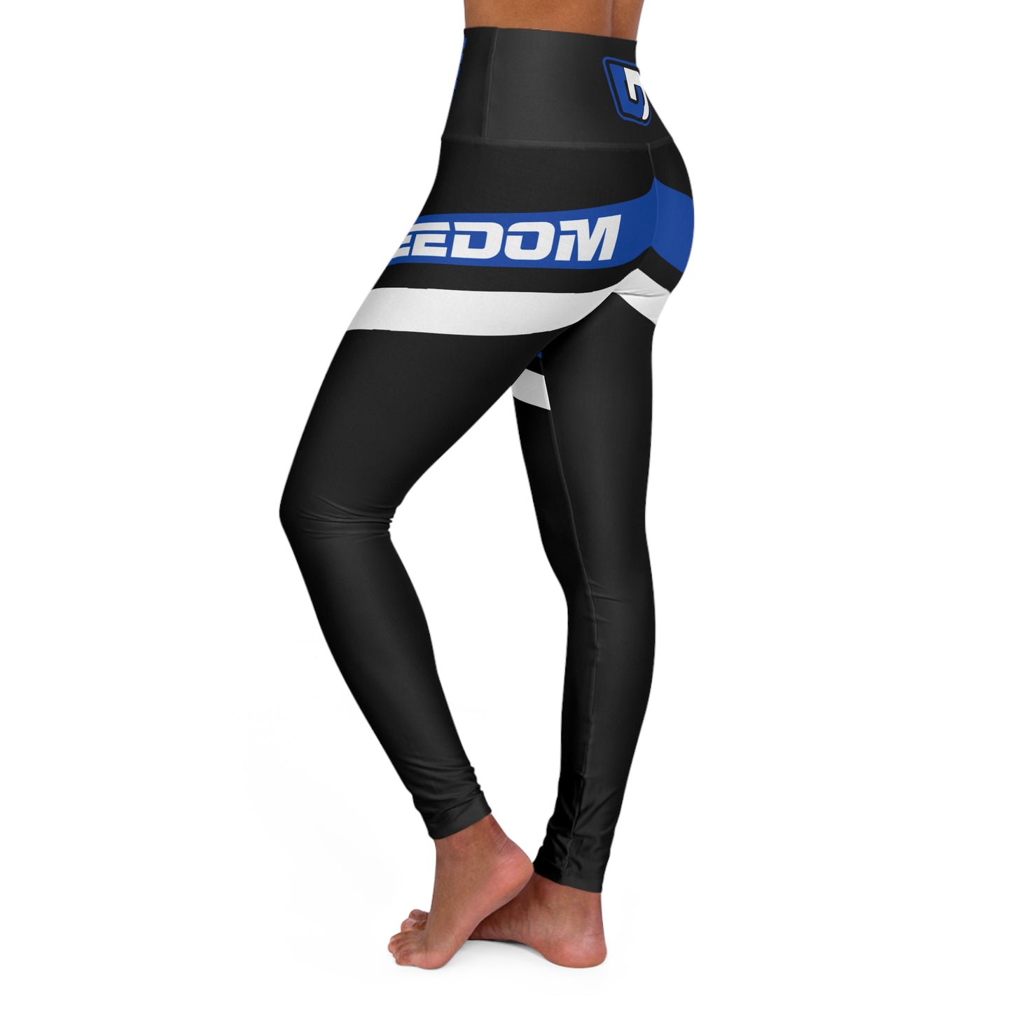 DELA & DELA CO. - Freedom BRW Polyester Spandex High-Waisted Yoga leggings