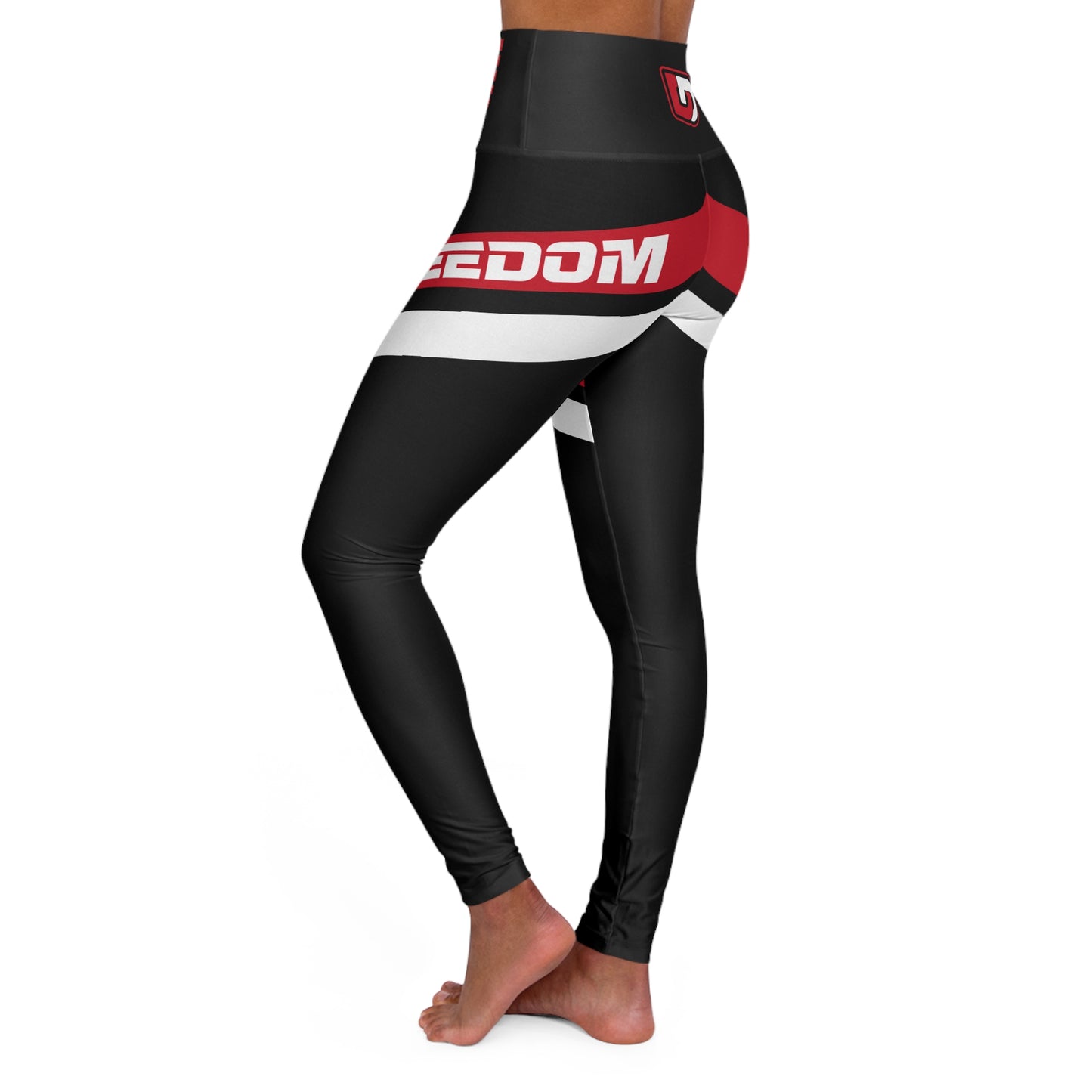 DELA & DELA CO. - Freedom BRW Polyester Spandex High-Waisted Yoga leggings