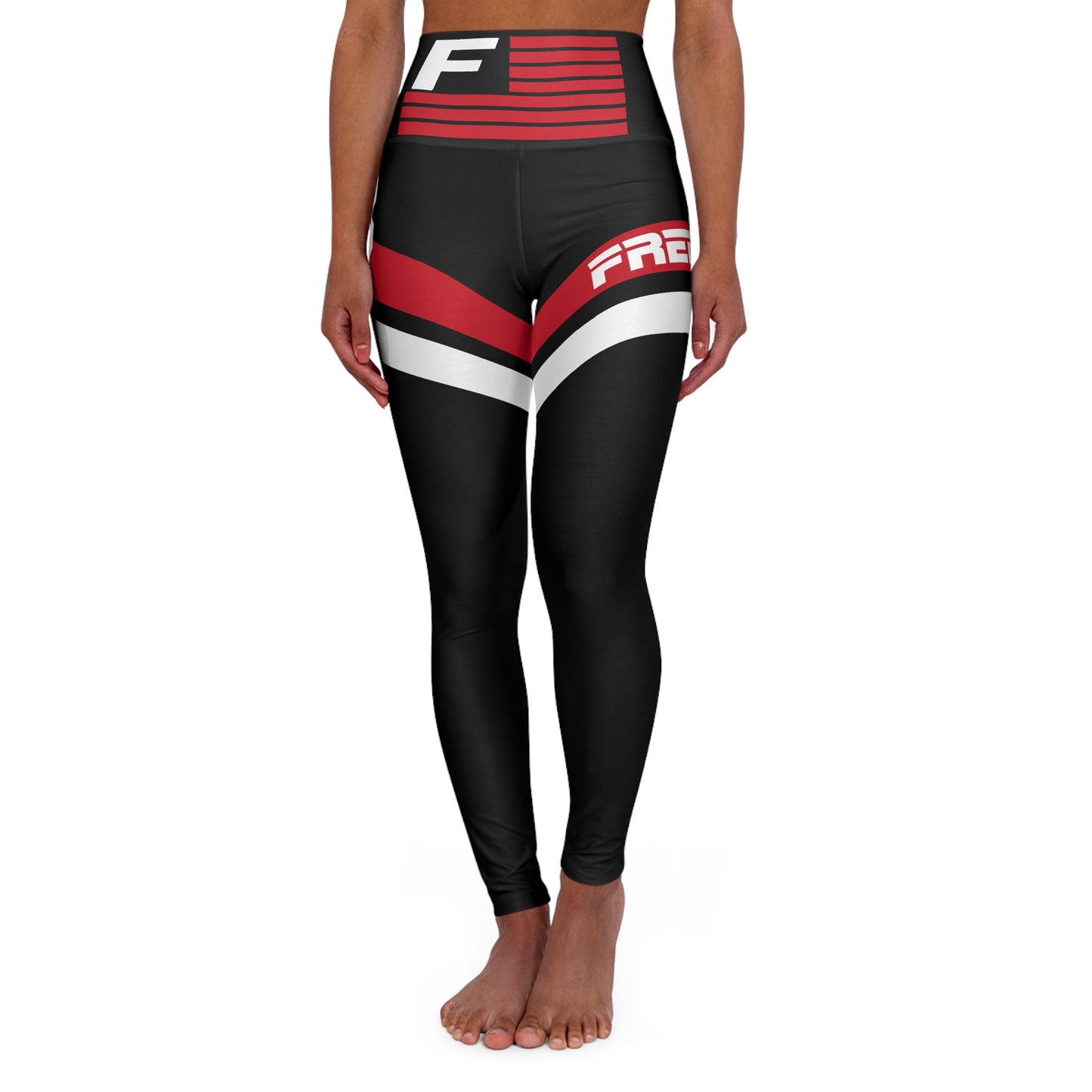 DELA & DELA CO. - Freedom BRW Polyester Spandex High-Waisted Yoga leggings
